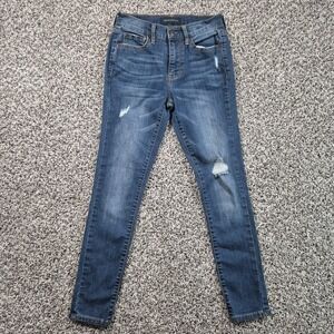 Aeropostale High Waisted‎ Jeggings Womens Size 0 Short Distressed Skinny Jeans